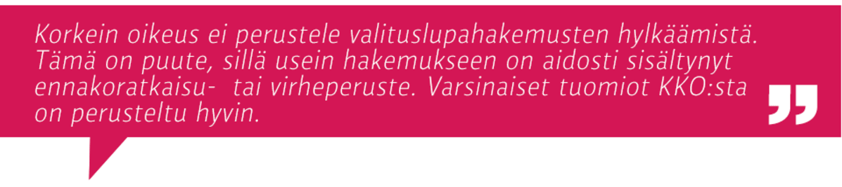 sitaatit korkein oikeus 2