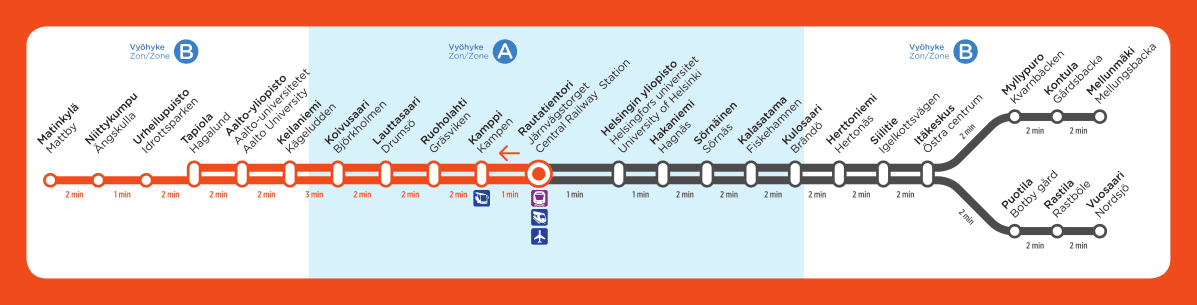 metro uusi kartta