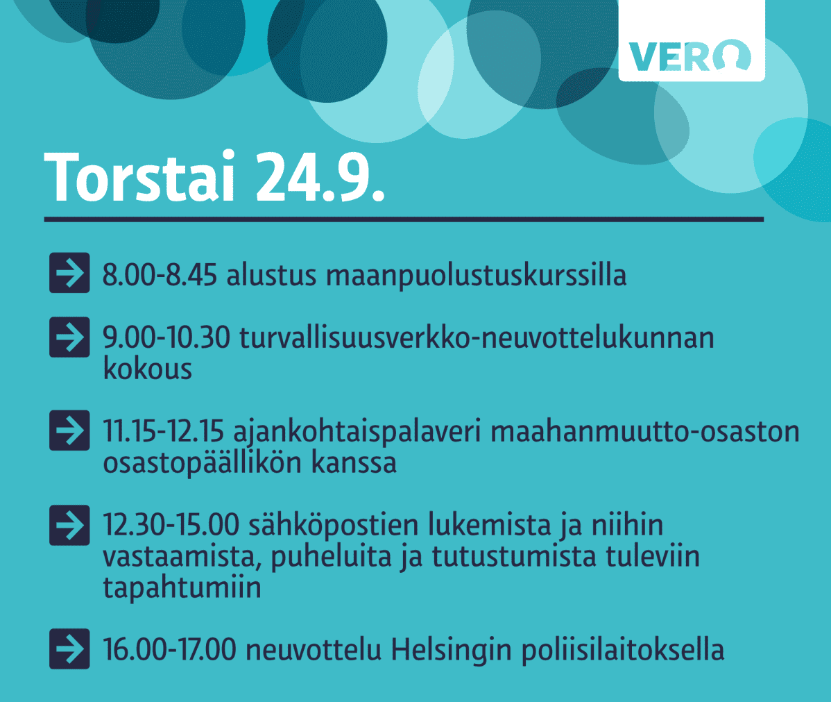 Torstai 24.9.