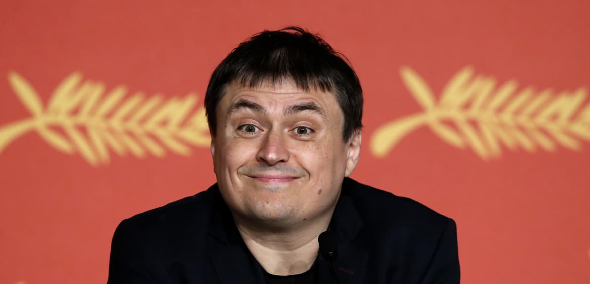 Romanialainen ohjaaja Cristian Mungiu Cannesin elokuvajuhlilla.