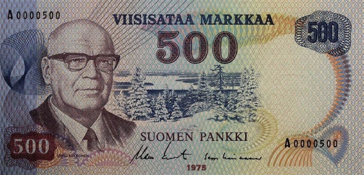 500 markan seteli