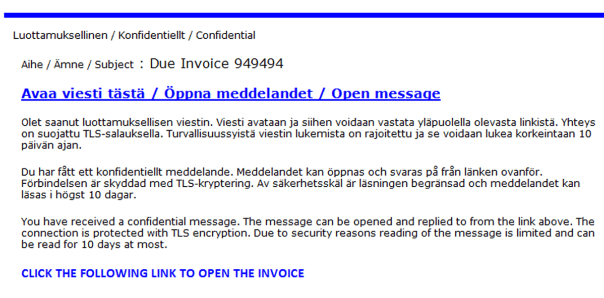 tietojenkalastelu ilmoitus