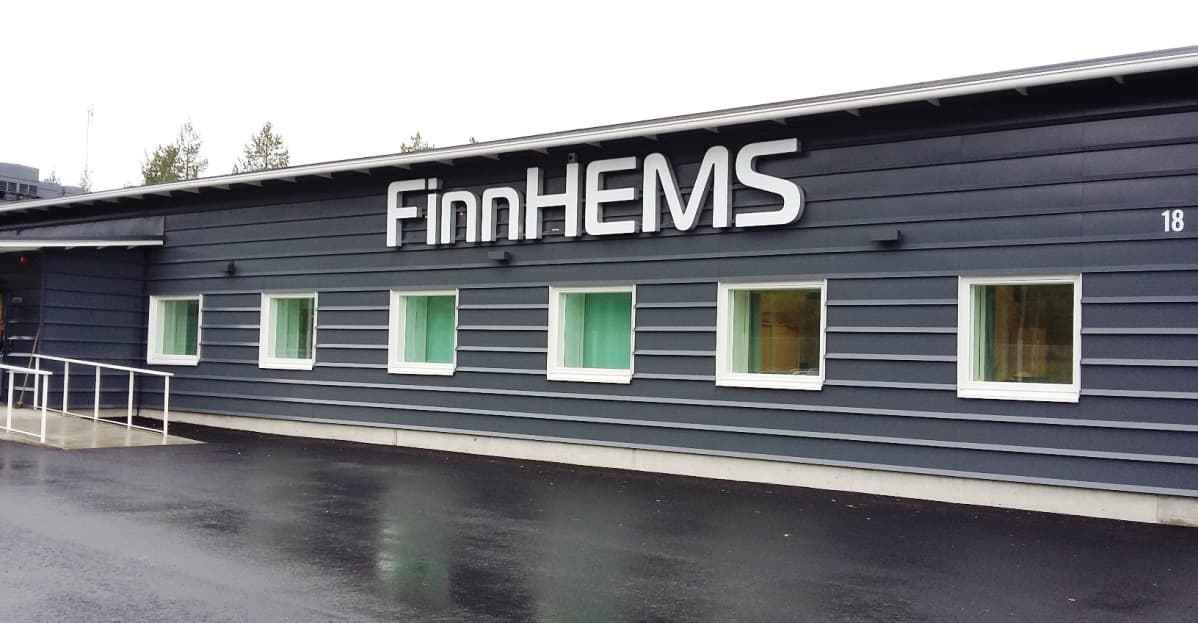 FinnHemsin päivystysrakennus Rovaniemen lentokentällä