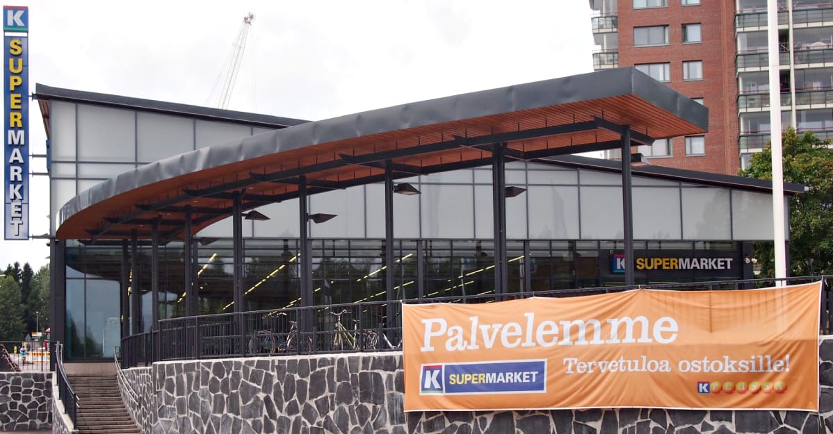 K-supermarket Pohjois-Haagassa.