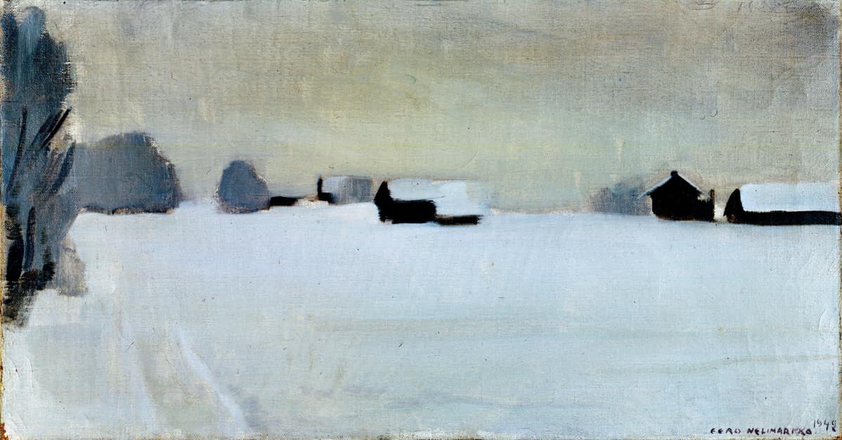 Eero Nelimarkka: Talvipäivä Alahärmässä 1942