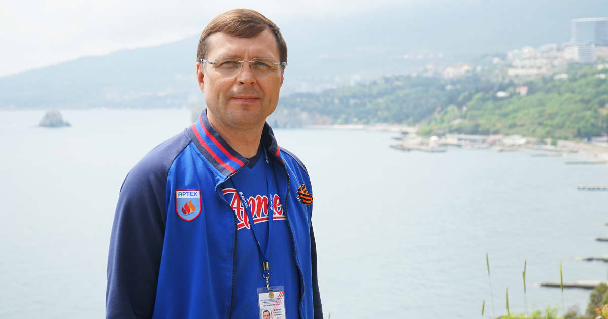 Artekin johtaja Konstantin Fedorenko korostaa leirin kansainvälisyyttä.