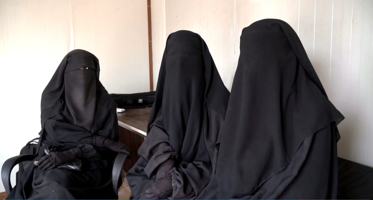 Finnish women at the Syria's Al-Hol refugee camp