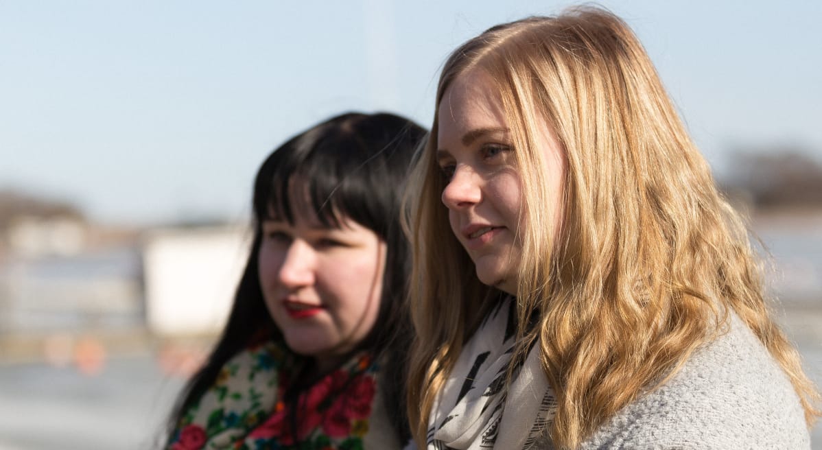 Jemina Liukkonen ja Anne Hämäläinen