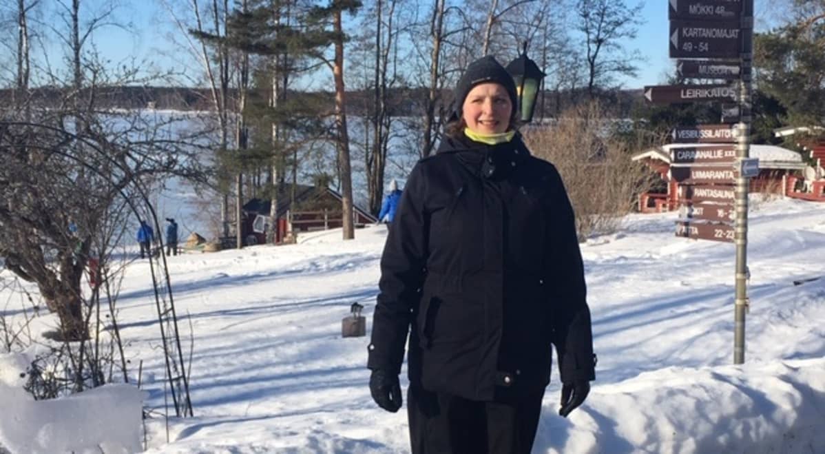 Toimitusjohtaja Kukka-Maaria Vesalainen.