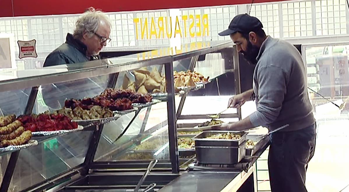 Hasan Umar ravintolassaan New Yorkissa
