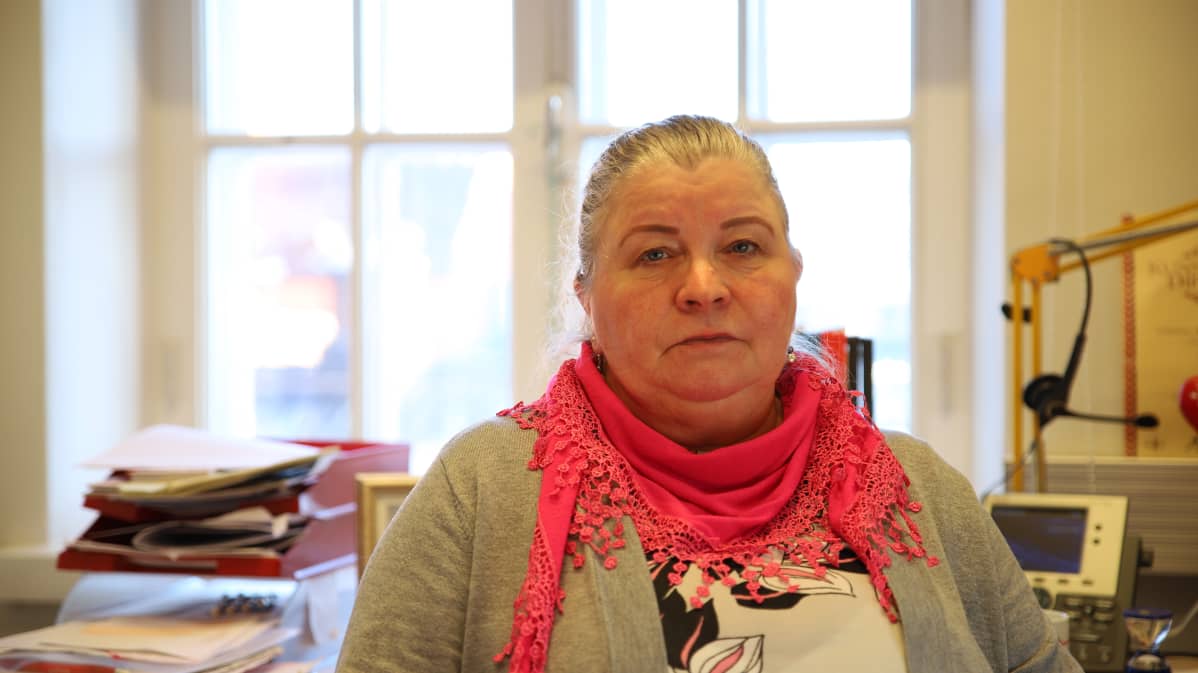 JHL:n pääluottamusmies Seija Suomela Vaasan kaupungilta