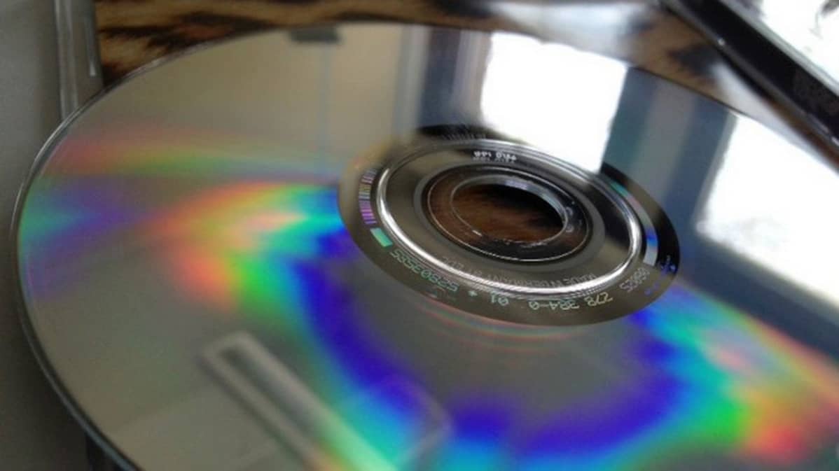 Cd-levyn taustapuoli