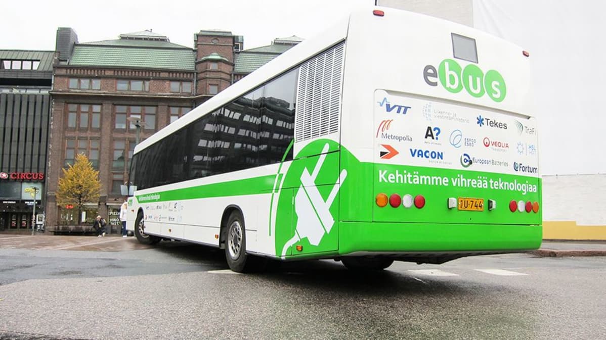 Sähköbussi.