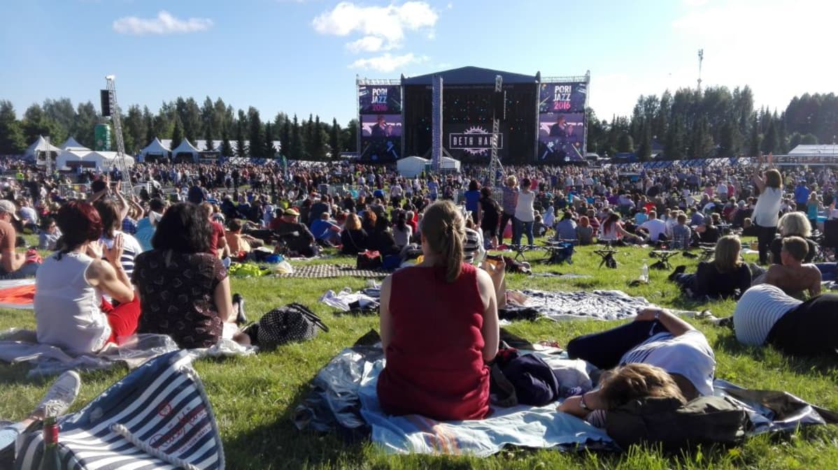 Pori Jazz 2016 nukkuva