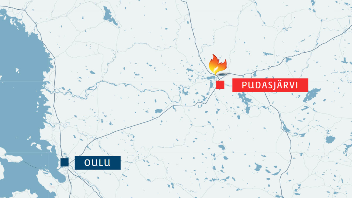 Pudasjärven tulipalo.