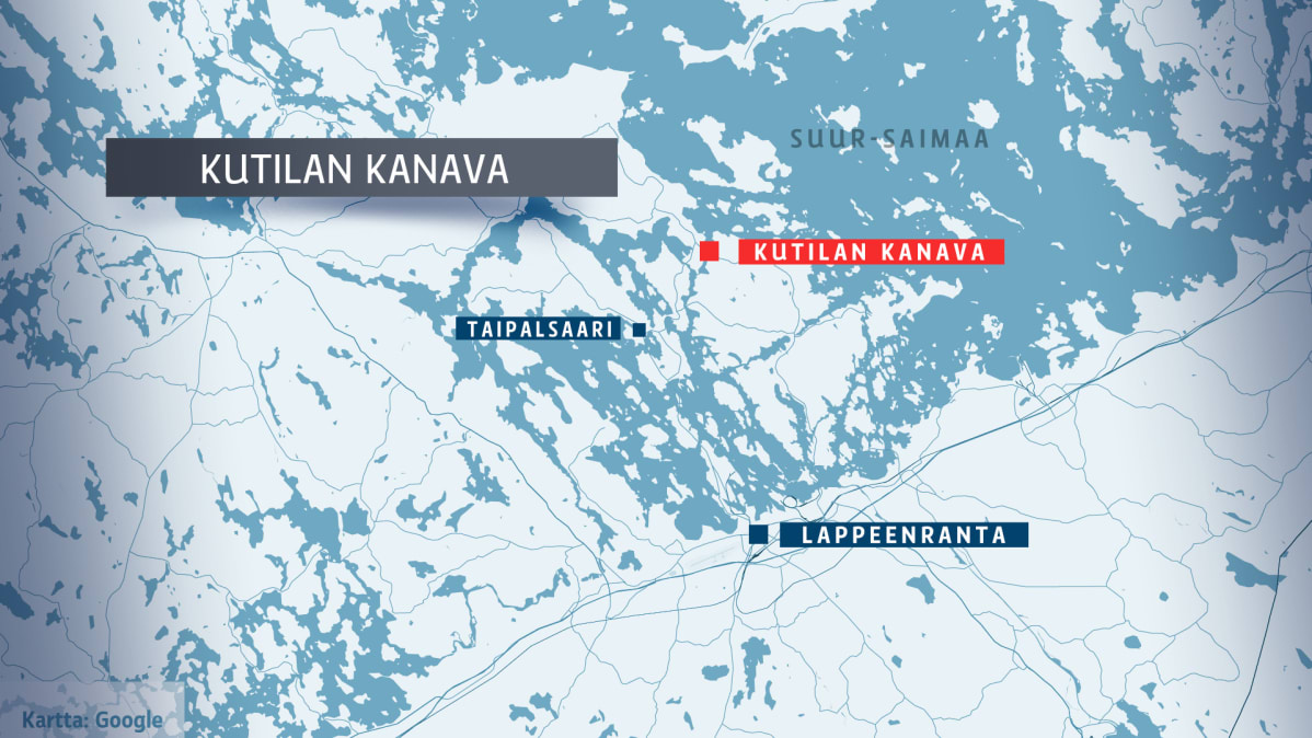 Kutilan kanavan karttagrafiikka