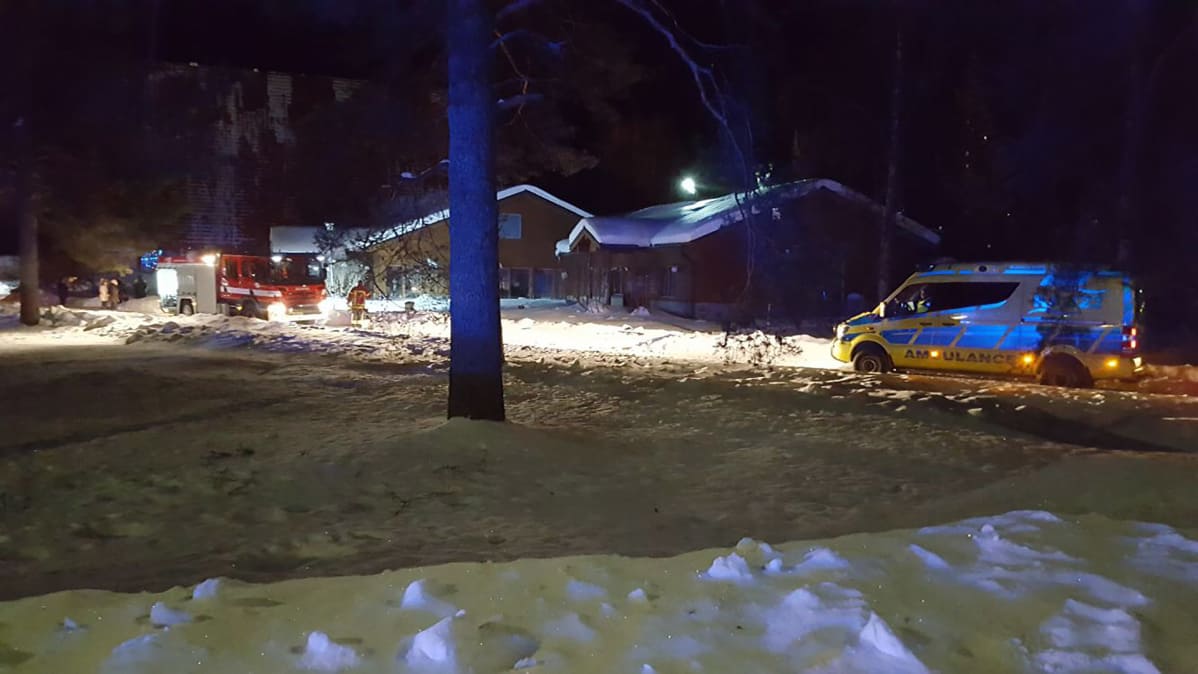 Puolangan kirkolla syttyi tulipalo 16. helmikuuta.