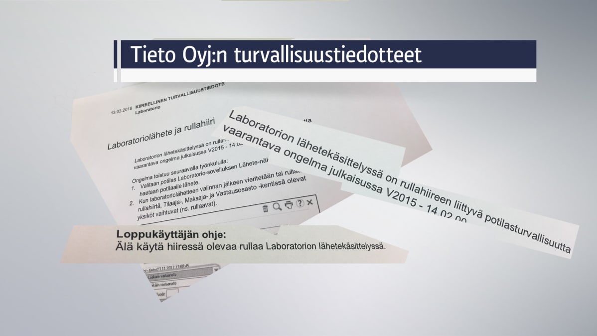 Tieto Oyj:n turvallisuustiedotteet.