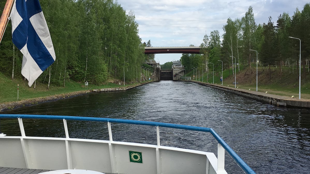 Mälkiän sulku Saimaan kanavalla
