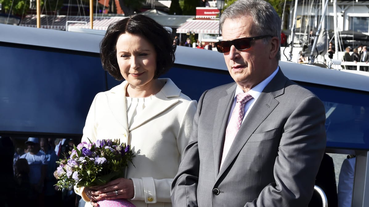 Presidentti Sauli Niinistö ja Jenni Haukio.