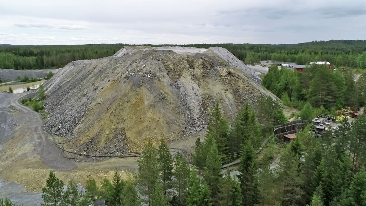 Ilmakuva kaivosalueesta
