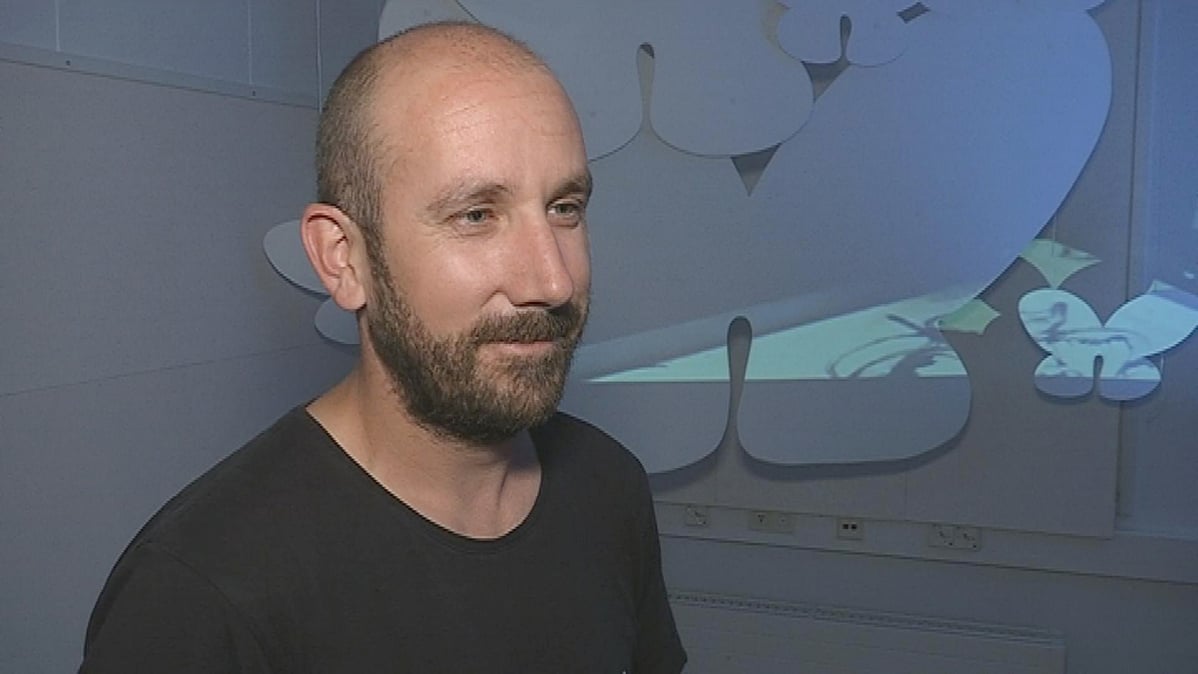 Hiekkataiteilija Amadeu Vives