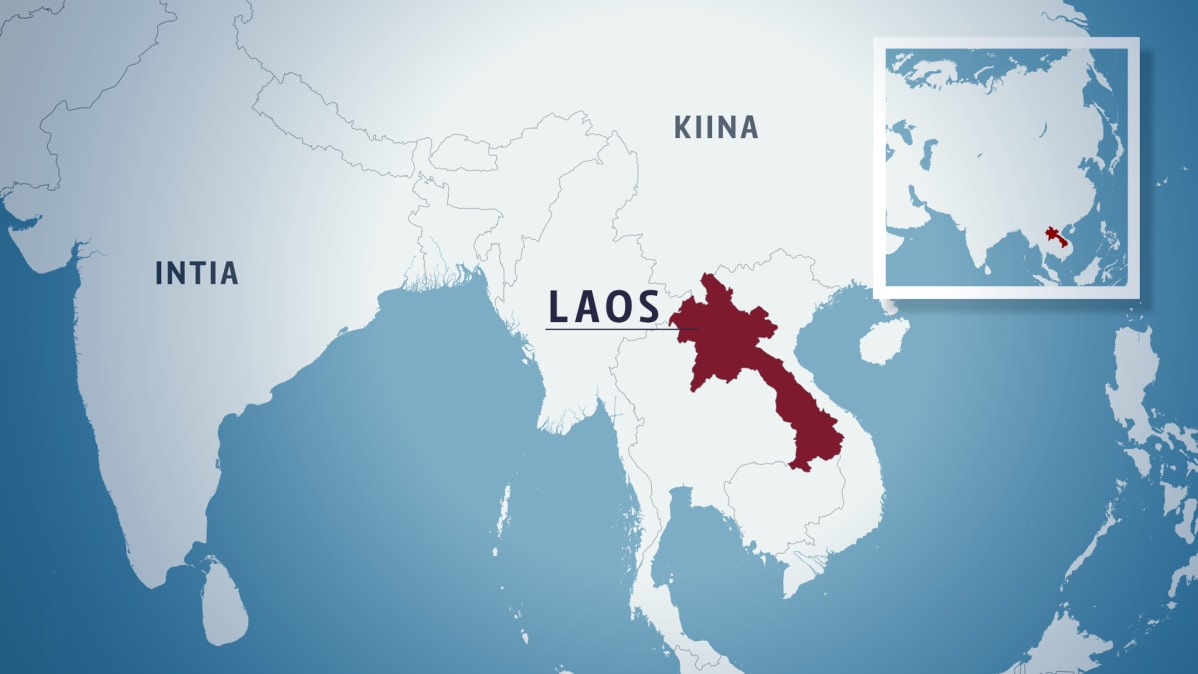 Laos kartta
