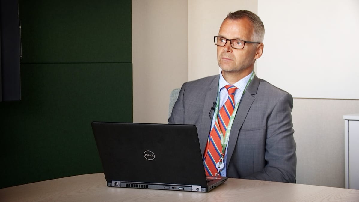 Fortumin turvallisuusjohtaja Juha Härkönen.