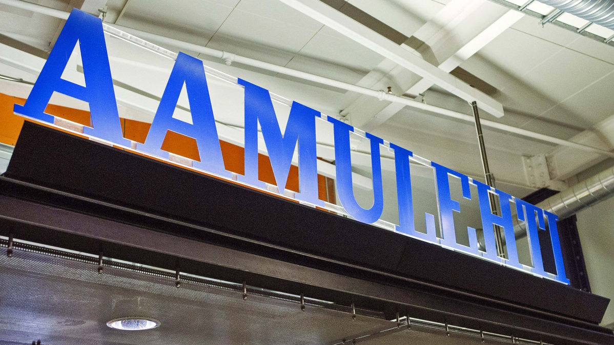 Aamulehden logo.