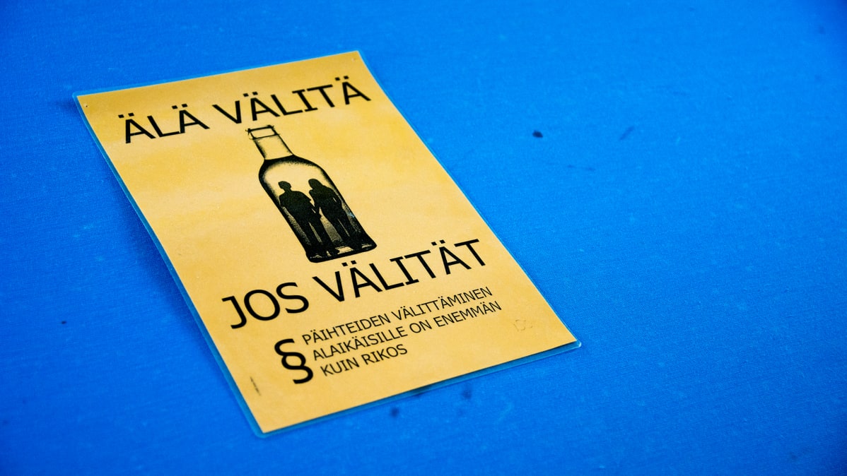 päihteet kyltti valistaminen