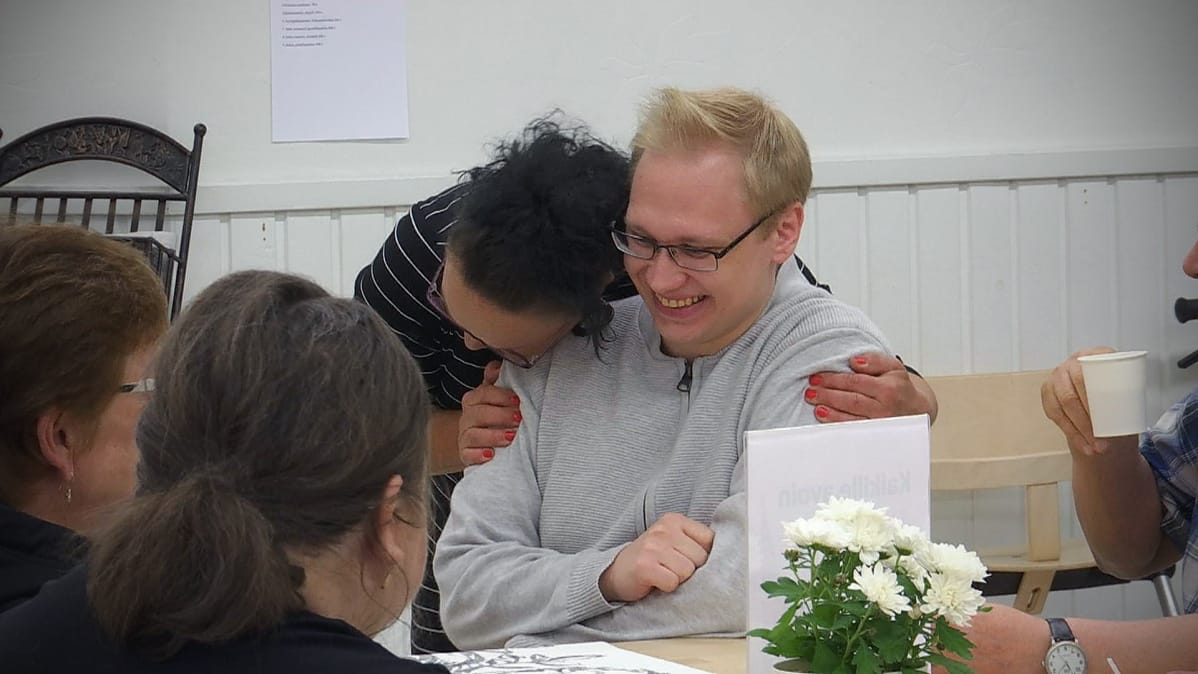 Jyri Oksanen Toimintojentalolla Seinäjoen Kasperissa.