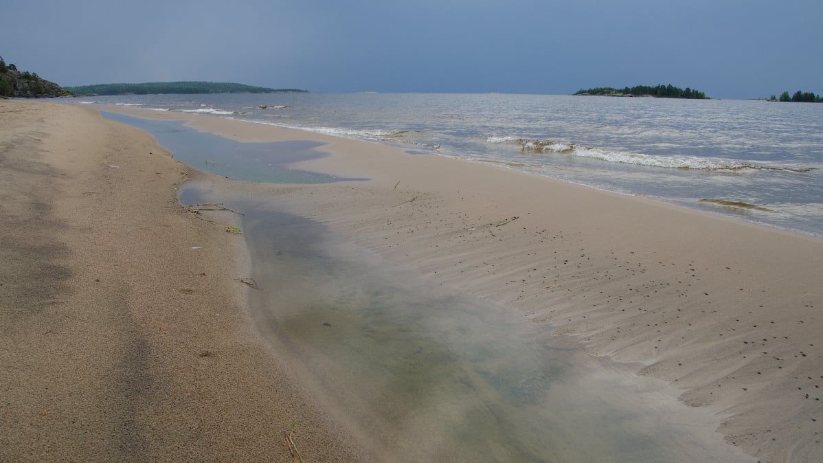Maisema Laatokalta.