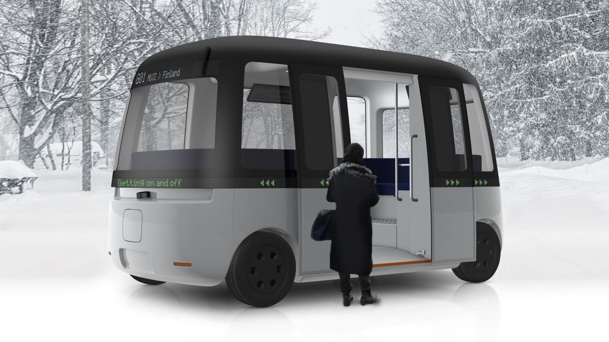 MUJI ja Sensible 4 ovat yhdistäneet osaamisensa kehittääkseen maailman ensimmäisen kaikissa sääolosuhteissa toimivan, tyylikkään robottibussin.