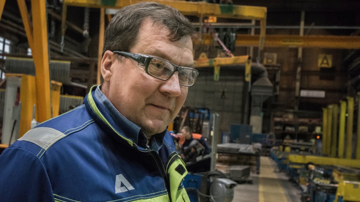 Andritzin kehitysinsinööri ja työnjohtaja Juha Sallinen.