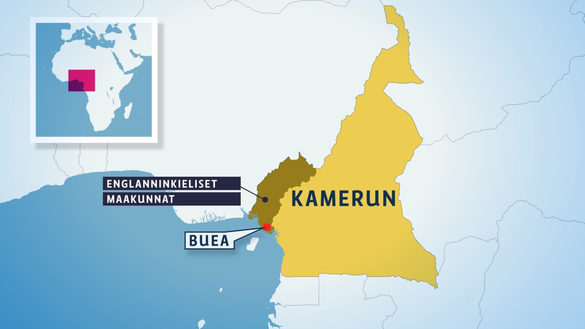 Kamerun kartta