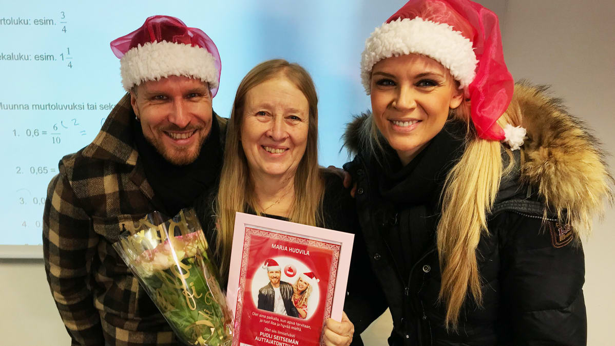 Mikko Kekäläinen, Susanna Laine ja Marja Huovila