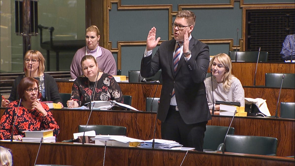 SDP:n eduskuntaryhmän puheenjohtaja, kansanedustaja Antti Lindtman
