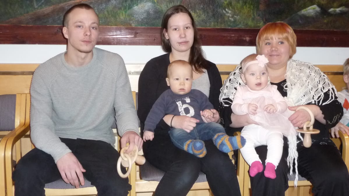 Rautavaaralaisia lapsiperheitä