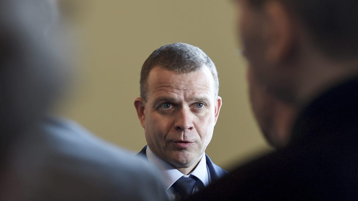 Valtiovarainministeri, kokoomuksen puheenjohtaja Petteri Orpo tapasi tiedotusvälineiden edustajia eduskunnan Valtiosalissa Helsingissä torstaina 31. tammikuuta