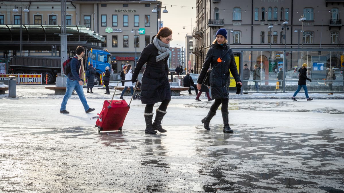 Liukasta Tampereella