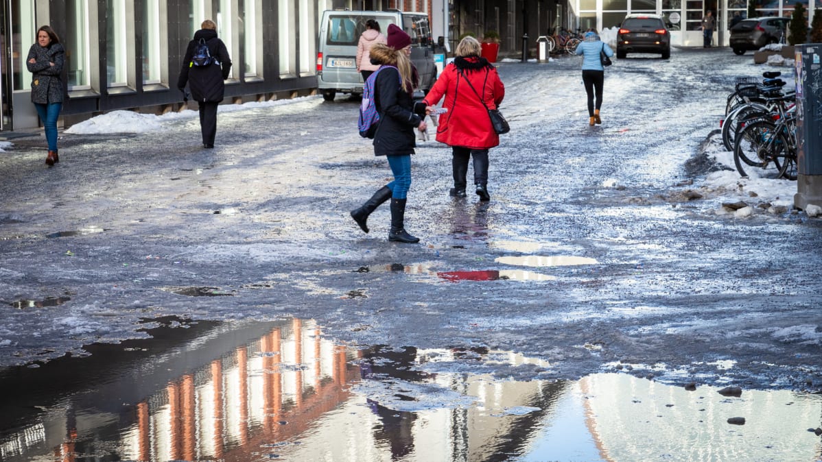 Liukasta Tampereella