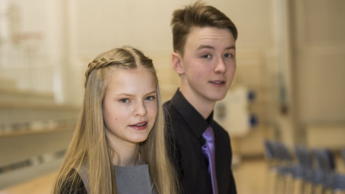 Kajaanilaiset Tuomas Haverinen ja Roosa Samelin