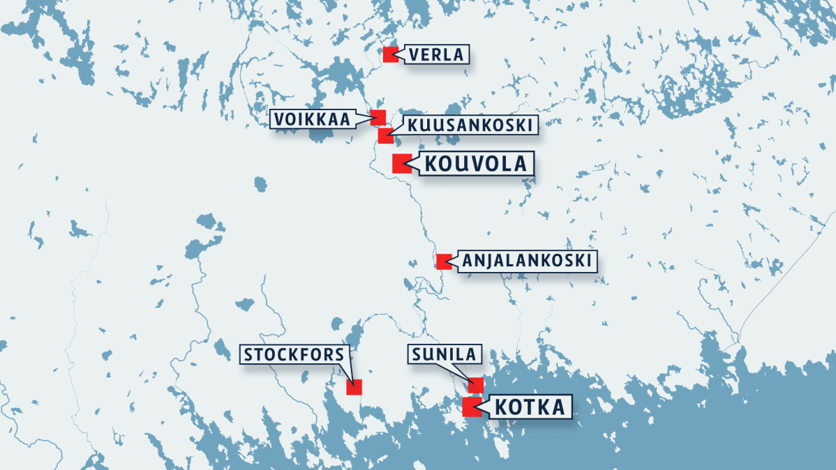 Kymijoki kartta