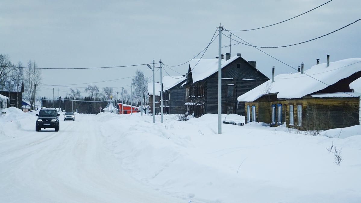Katunäkymä Urdomasta.