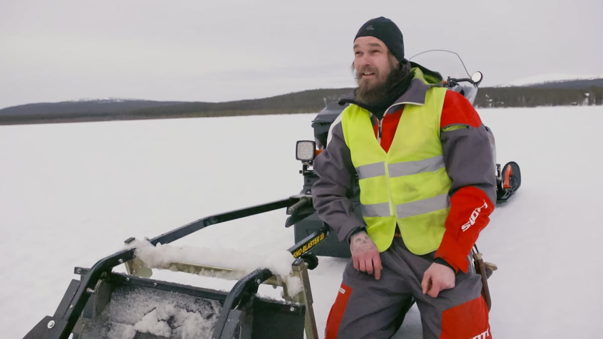 Timo Veijalainen fatbike-lanan kanssa