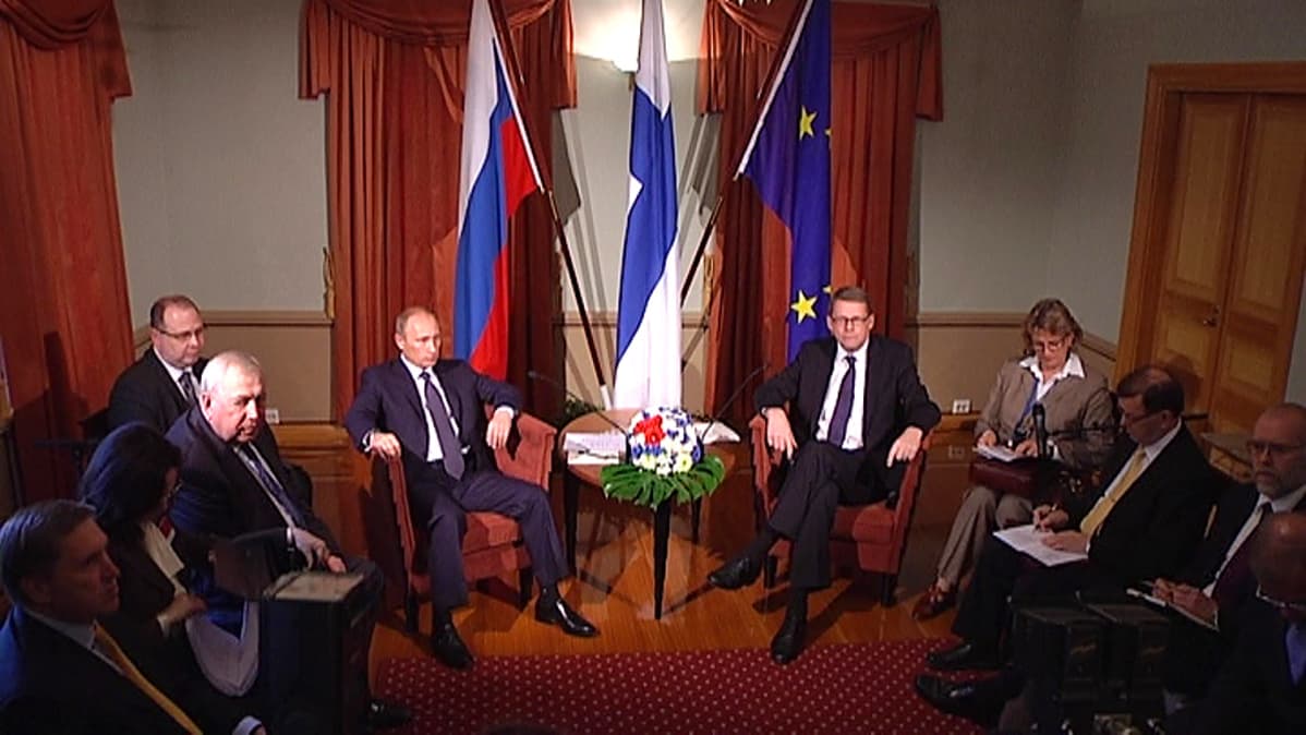 Matti Vanhanen ja Vladimir Putin