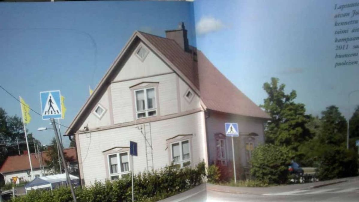 Talon kuva kirjassa
