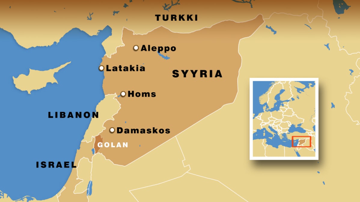 Syyrian kartta.