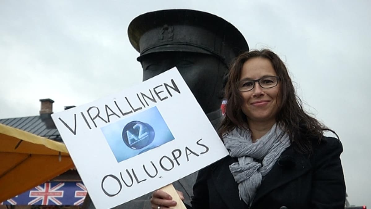 Yrittäjä ja Oulu-aktiivi Sari Päivärinta.