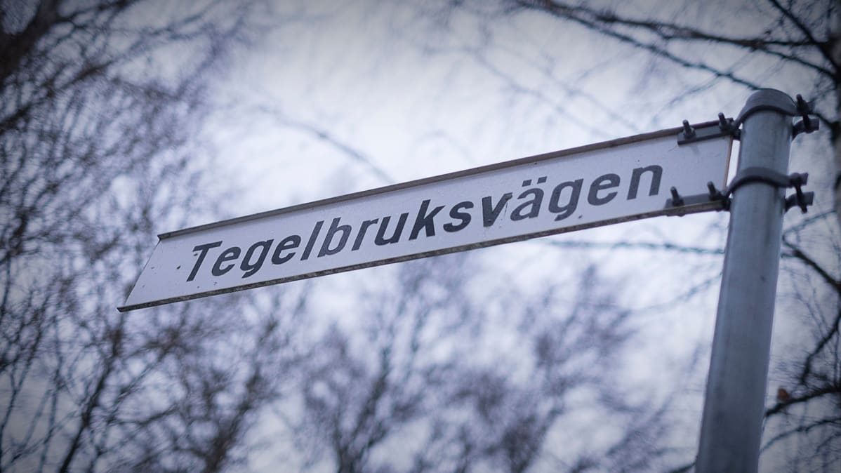 Tegelbruksvägen Luodon kunnassa